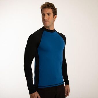 Camiseta masculina de surf com proteção uv50+