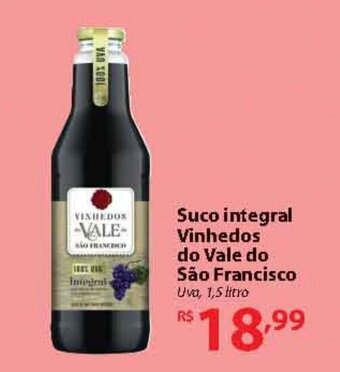 Suco Integral Vinhedos do Vale do Sao Francisco 1.5L
