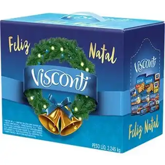 Nagumo Cesta natalina visconti grande 13 itens oferta