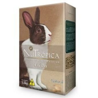 Ração nutrópica coelhos adultos natural - 1,5kg