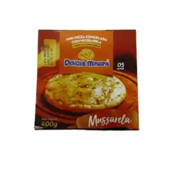 Super Lagoa Mini pizza delicia mineira mussarela sache 400g oferta