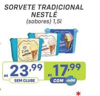 Sorvete tradicional nestlé