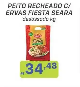 Prezunic Peito recheado c ervas fiesta seara desossado oferta