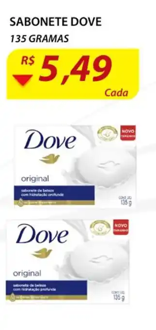 Assaí Atacadista Sabonete Dove 135g oferta