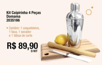 Kit caipirinha 4 Pecas Domama
