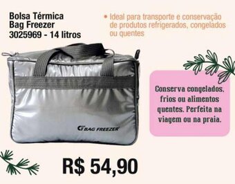 Multicoisas Bolsa termica bag Freezer 14L oferta