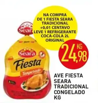 Calvo Atacadista Ave Fiesta Seara Tradicional Cong. 1kg oferta