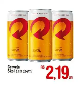 Cerveja Skol 269ml
