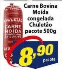 Vencedor Atacadista Carne Bovina Moida Congelada Chuletao pacote 500g oferta