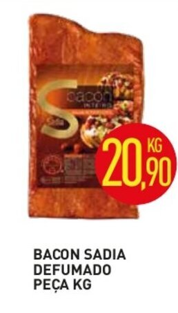 Calvo Atacadista Bacon Sadia Defumado Peca 1kg oferta