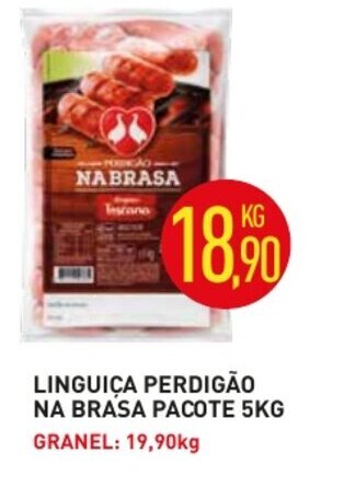 Calvo Atacadista Linguica Perdigao Na Brasa pacote 5kg oferta