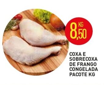Calvo Atacadista Coxa e Sobrecoxa de Frango Congelada pacote 1kg oferta