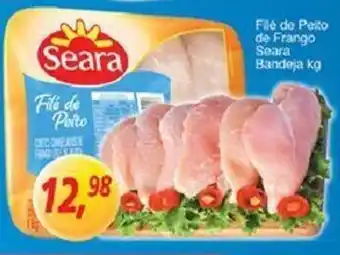 Supermercados Guanabara File de Peito de Frango Seara 1kg oferta