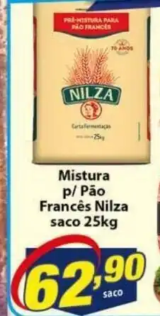 Misturaa p/ Pao Frances Nilza saco 25kg