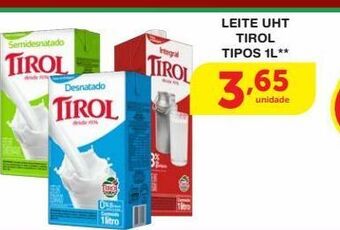 Roldão Leite uht tirol tipos 1l** oferta