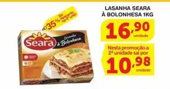 Roldão Lasanha seara à bolonhesa 1kg oferta
