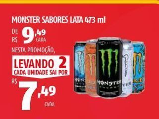 Monster sabores lata 473 ml