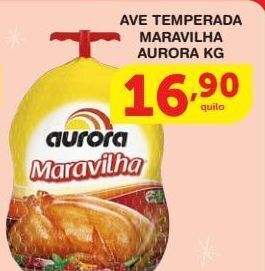 Roldão Ave temperada maravilha aurora kg oferta