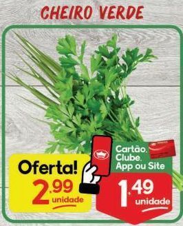 Supermercados Princesa Cheiro verde oferta
