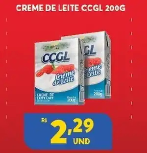 Atacadão Centro Sul Creme de Leite CCGL 200g oferta
