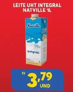 Atacadão Centro Sul Leite UHT Integral Natville 1L oferta