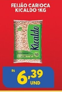 Feijao Carioca Kicaldo 1kg