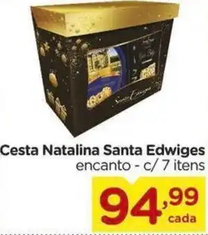Carrefour Cesta Natalina Santa Edwiges c/7 itens oferta