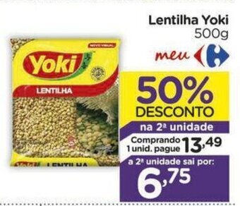 Carrefour Lentilha Yoki 500g oferta