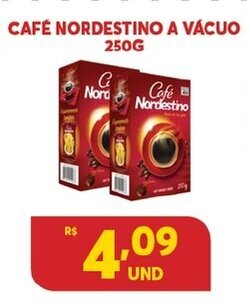 Atacadão Centro Sul Cafe Nordestino a vacuo 250g oferta