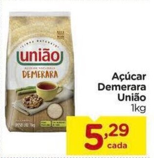 Carrefour Acucar demerara Uniao 1kg oferta