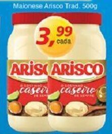 Supermercados Guanabara Maionese Arisco 500g oferta