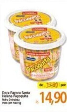 Atacadão Doce Pacoca Santa Helena Pacoquita oferta