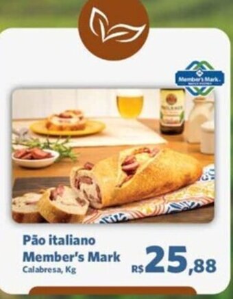 Sam's Club Pao Italiano Member's Mark 1kg oferta