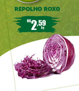 Supermercado Precito Repolho Roxo 1kg oferta