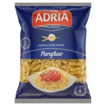 Supermercado Estrela Azul Macarrao adria com ovos parafuso 500g oferta