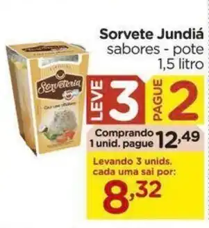 Carrefour Sorvete Jundia 1.5L oferta