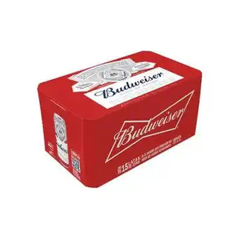 Violeta Supermercados Cerveja lager budweiser 310ml com 15un oferta