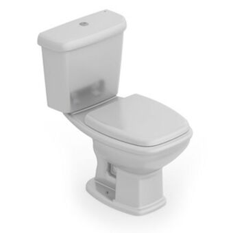 Leroy Merlin Kit vaso sanitário com caixa acoplada 3/6 saída vertical fit plus cinza platina celite oferta