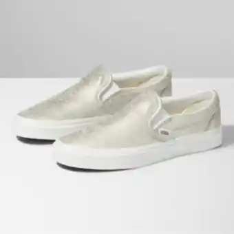 Vans Tênis classic slip-on silver oferta