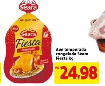 Mercado Extra Ave Temperada congelada Seara Fiesta 1kg oferta