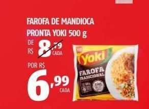 Farofa de mandioca pronta yoki 500 g