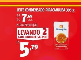 Leite condensado piracanjuba 395 g