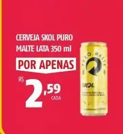 OXXO Cerveja skol puro malte lata 350 ml oferta