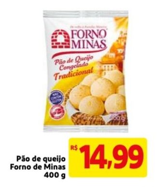 Mercado Extra Pao de queijo Forno de Minas 400g oferta