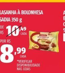 OXXO Lasanha à bolonhesa sadia 350 g oferta