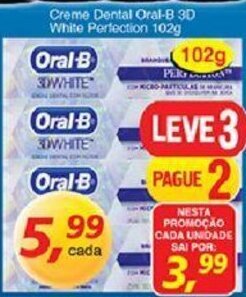 Supermercados Guanabara Creme Dental Oral-B 102g oferta
