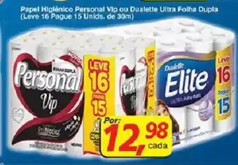 Supermercados Guanabara Personal Vip ou Dualette Ultra oferta