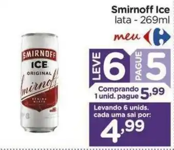 Carrefour Smirnoff Ice 269ml oferta