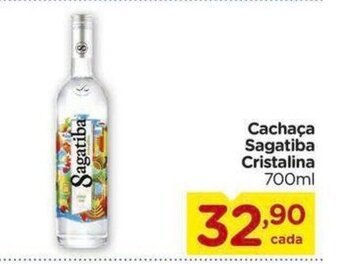 Cachaca Sagatiba Cristalina 700ml