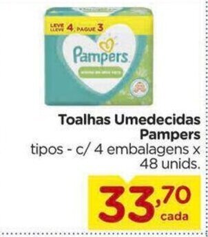 Carrefour Toalhas Umedecidas Pampers oferta